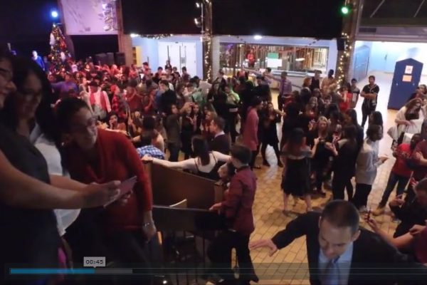 Mannequin challenge de Noël